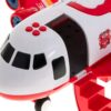 WOOPIE Samolot Rozkładany Transporter Straż Pożarna z 3 Autami Strażackimi Zestaw XL Znaki Drogowe