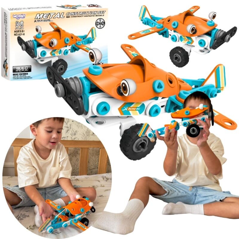 WOOPIE Samolot Zestaw Konstrukcyjny Klocki STEM WOOPIE Samolot Zestaw Konstrukcyjny Klocki STEM
