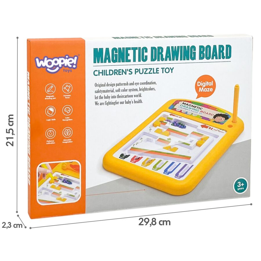 WOOPIE Tablica Magnetyczna Montessori Do Rysowania
