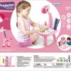 WOOPIE Tablica do Rysowania Projektor Różowa Żyrafa + Flamastry