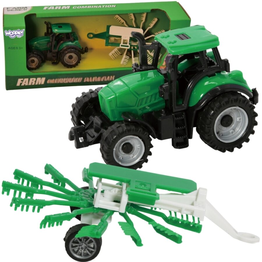 WOOPIE Traktor Rolniczy ze Zgrabiarką