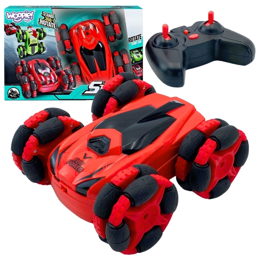WOOPIE Zdalnie Sterowane Auto RC Akrobata Rotacja 360 z Pilotem 2