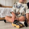 WOOPIE Zestaw 3w1 Robot Transformujący Czołg i Wyrzutnia na Strzałki Brązowy