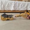 WOOPIE Zestaw 3w1 Robot Transformujący Czołg i Wyrzutnia na Strzałki Brązowy