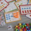 WOOPIE Zestaw Edukacyjny Nauka Liczenia Montessori Sorter Kolorów 8SZT