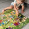 WOOPIE Zestaw Figurki Dinozaury 16 el. + Mata + Kuferek
