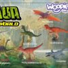 WOOPIE Zestaw Figurki Dinozaury 18 szt. - wersja 1