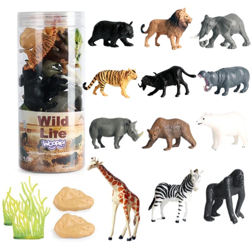 WOOPIE Zestaw Figurki Dzikie Zwierzęta 16 szt. WOOPIE Zestaw Figurki Dzikie Zwierzęta 16 szt.