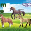 WOOPIE Zestaw Figurki Konie 16 szt.