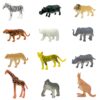 WOOPIE Zestaw Figurki Zwierzęta Safari 34 szt.