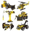 WOOPIE Zestaw Konstrukcyjny Pojazdy Budowlane STEAM 6w1 223 el.