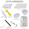WOOPIE Zestaw Kreatywny z Farbami DIY Zrób Odlewy Gipsowe Figurki i Pomaluj - Zestaw Świąteczny