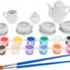 WOOPIE Zestaw Serwis do Herbaty Ceramiczny do Malowania