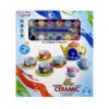 WOOPIE Zestaw Serwis do Herbaty Ceramiczny do Malowania