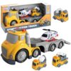 WOOPIE Żółta Laweta City Truck Efekty Dźwiękowe i Świetlne