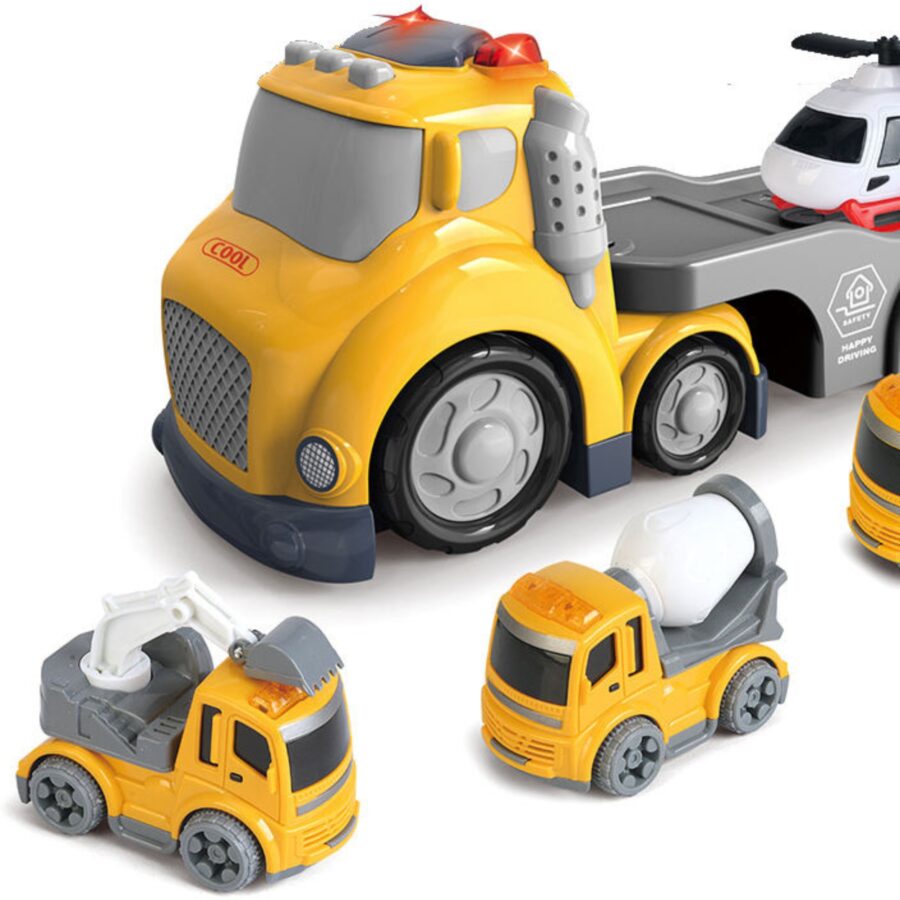 WOOPIE Żółta Laweta City Truck Efekty Dźwiękowe i Świetlne